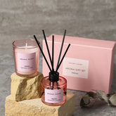 Aromatherapy Candle & Essential Oil Diffuser Gift Set